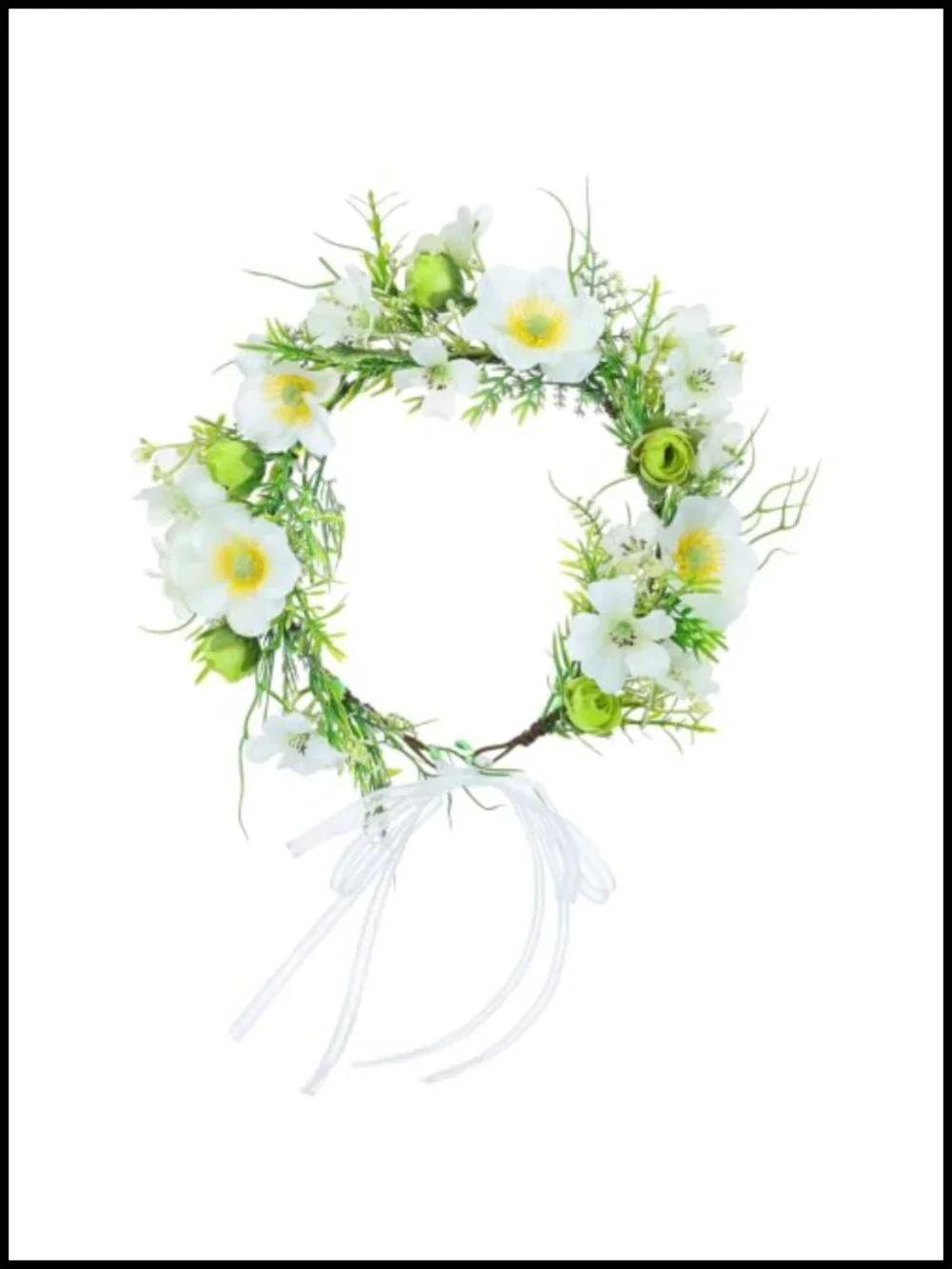Bohemian Flower Crown Headband, Silk Petals, Party Festival Photo Prop